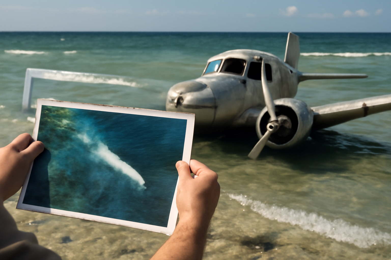 アメリア・イアハートの飛行機、衛星写真の“白い影”が追いかけたもの