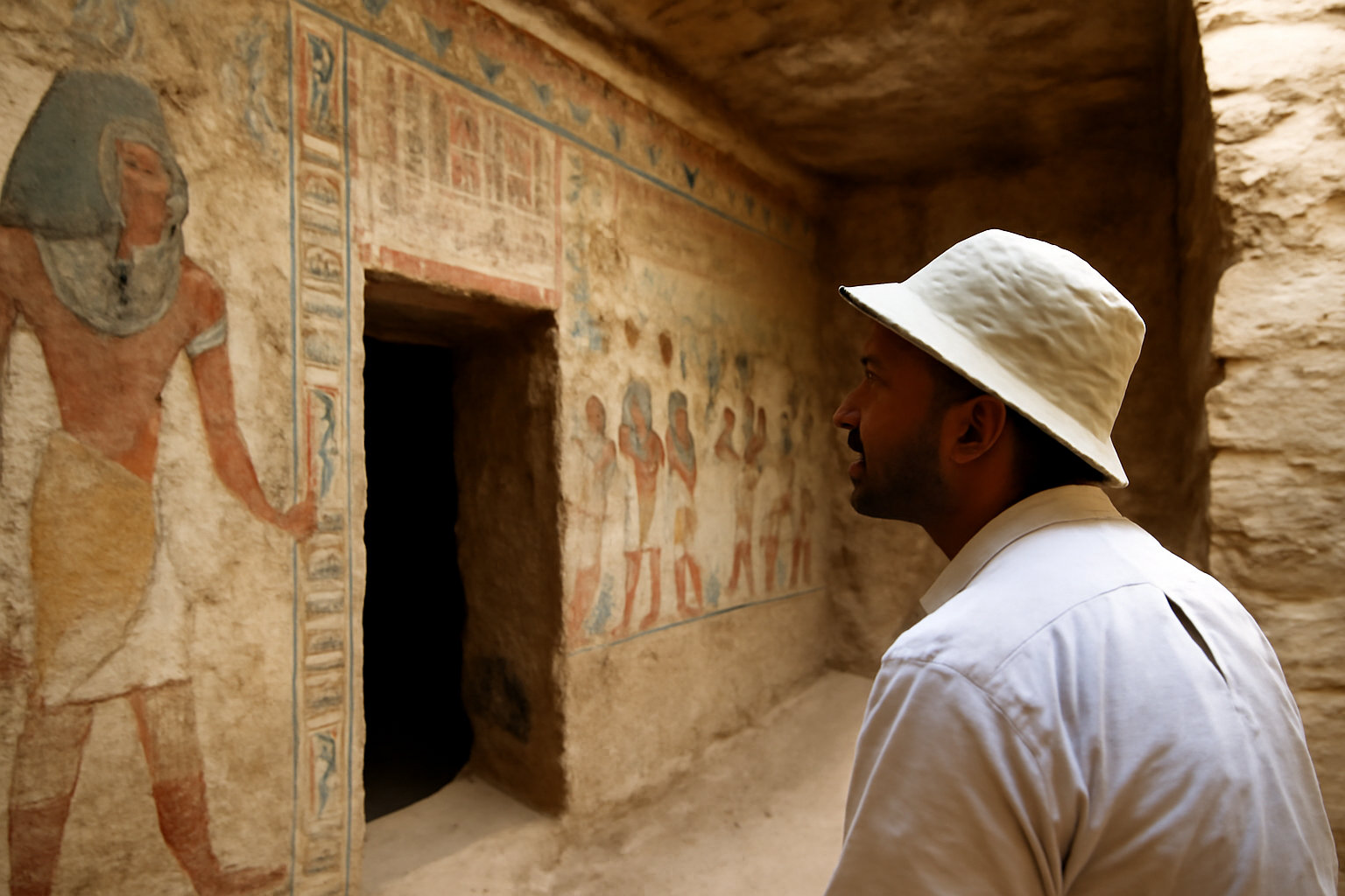 エジプトで古代の墓発見 洪水リスク指摘