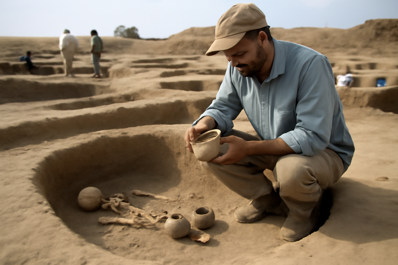 エジプトのデルタに眠る6000年前の村と墓地　発掘現場で何が見つかったのか