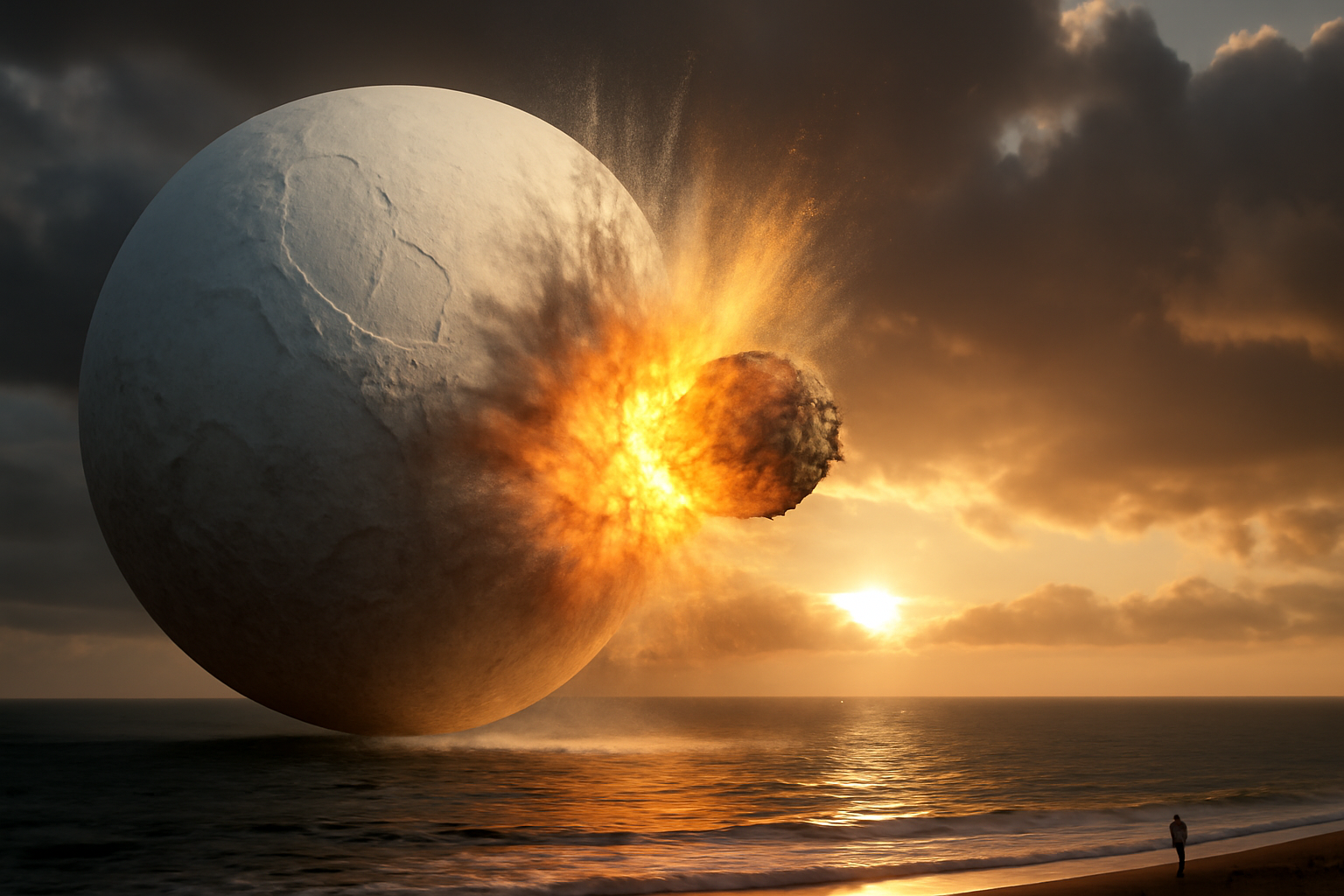 氷の衛星に宇宙の一撃、生命の海は壊れる？広がる？