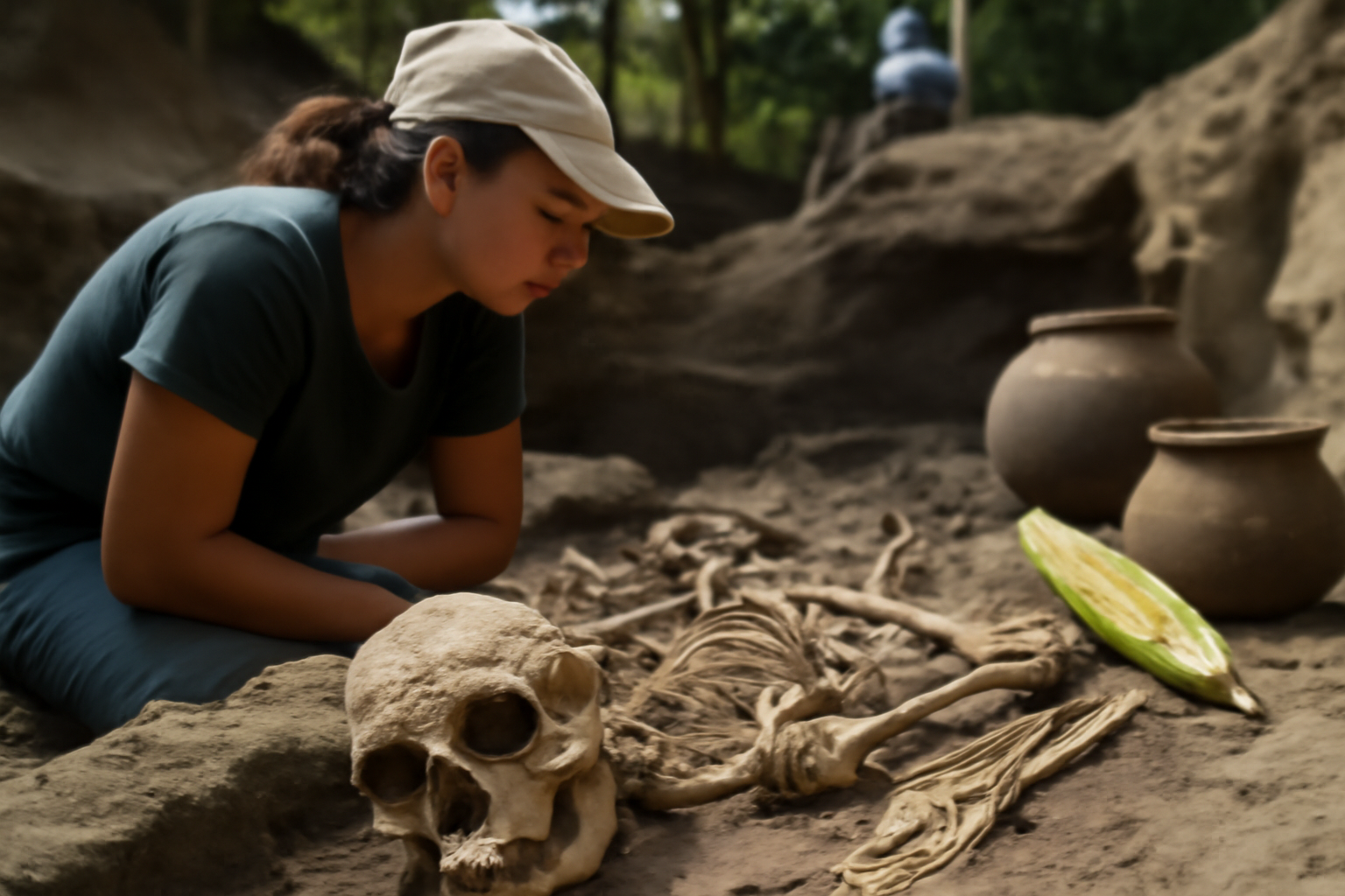 マヤ小規模集落の古代人骨、トウモロコシ依存の暮らし示す