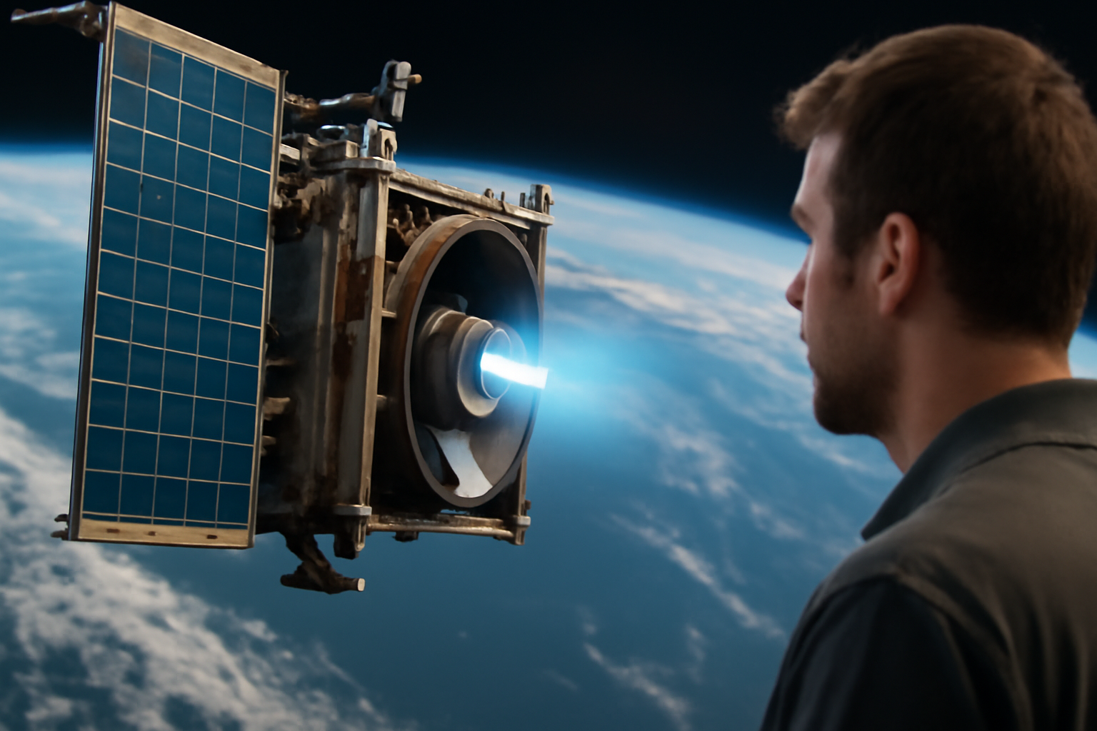 地球ギリギリを飛ぶ！大気を吸って走る人工衛星エンジン、その一歩先へ