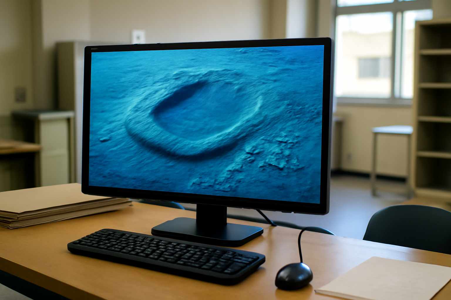 日本近海の海底に未確認の巨大構造物　U字型15キロ、その正体は？