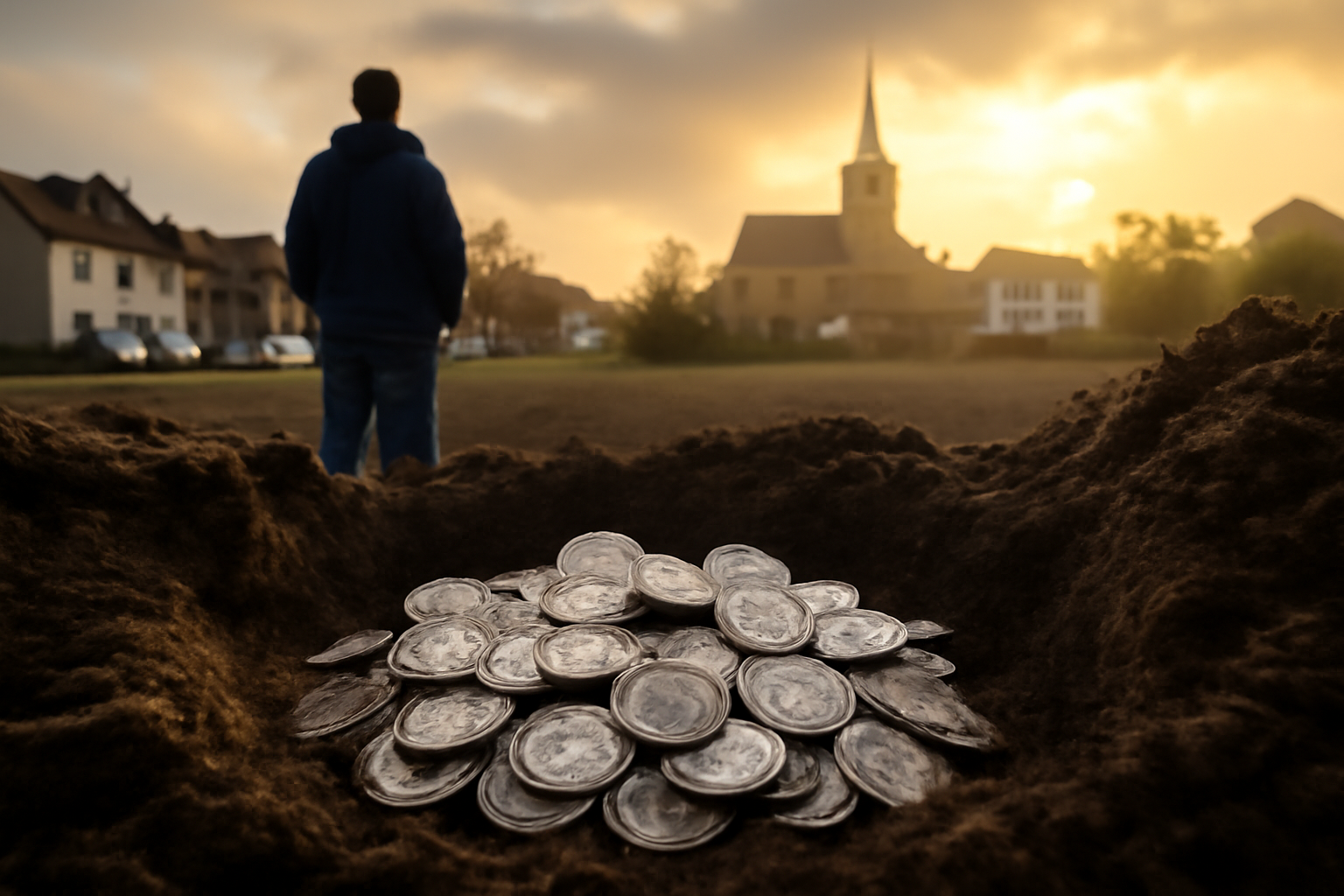 ドイツの地中からローマ銀貨900枚、誰の隠し財産だった？