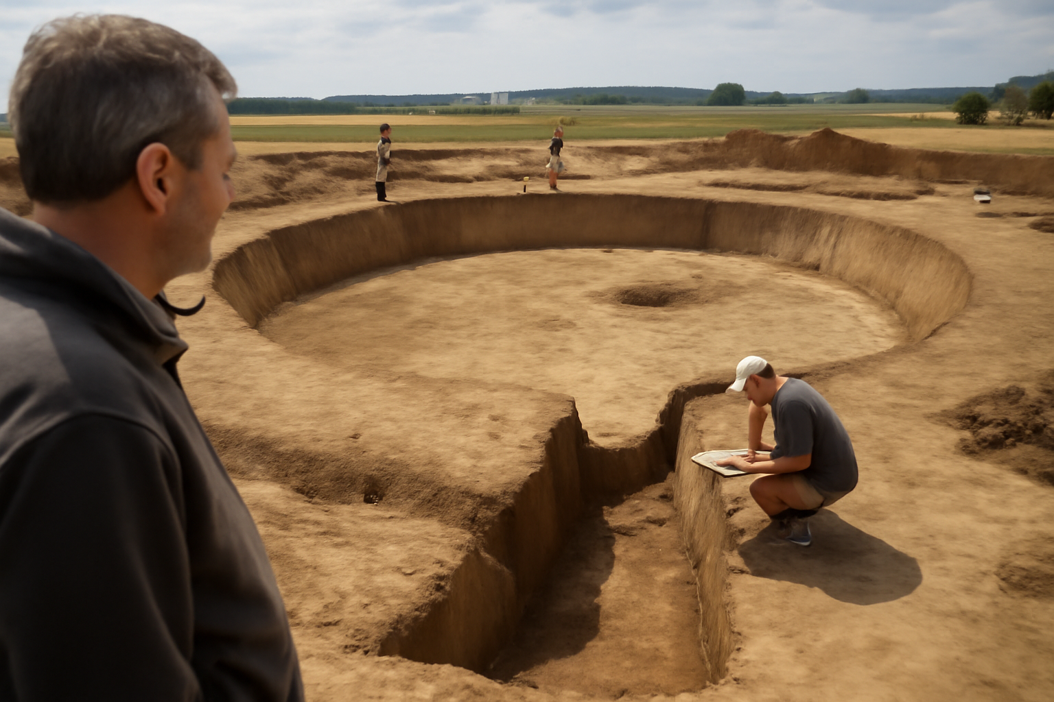 ストーンヘンジより1000年早い太陽と月の輪、チェコの謎に光は射すか