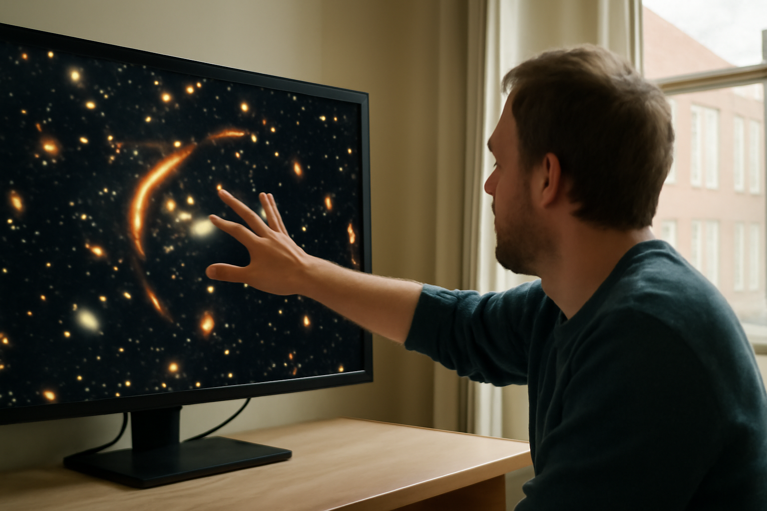 宇宙の鏡部屋で銀河がゆがむ日　重力レンズが見せる遠い星の正体