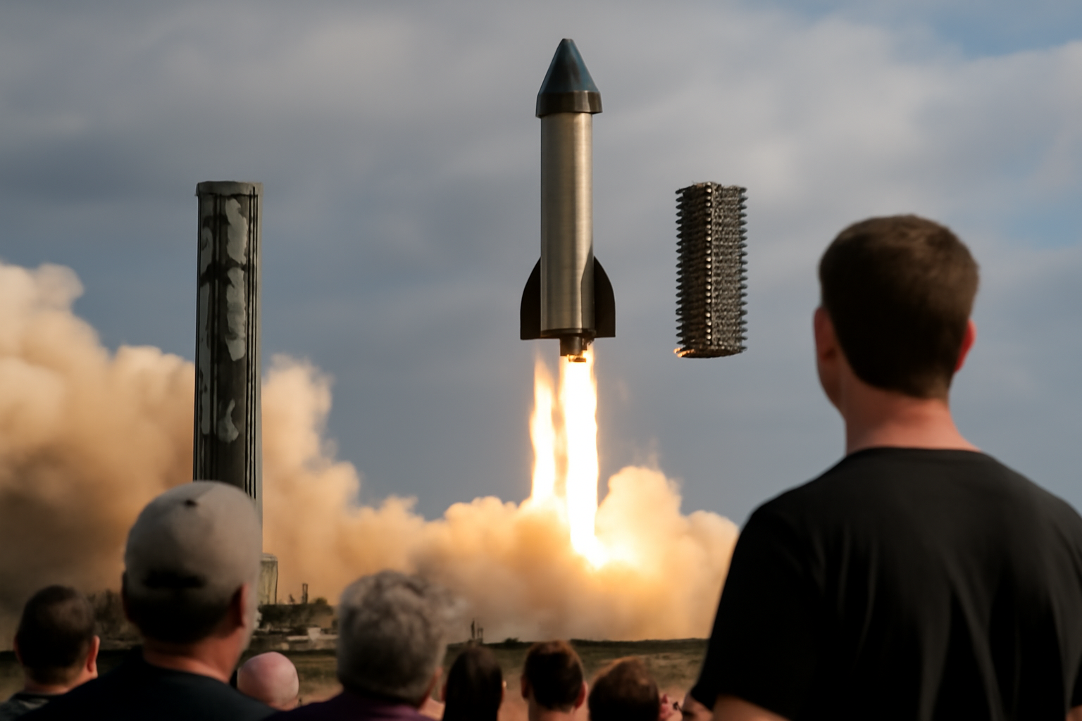 スペースXのスターシップ、最先端スターリンクと共に新たな試験飛行
