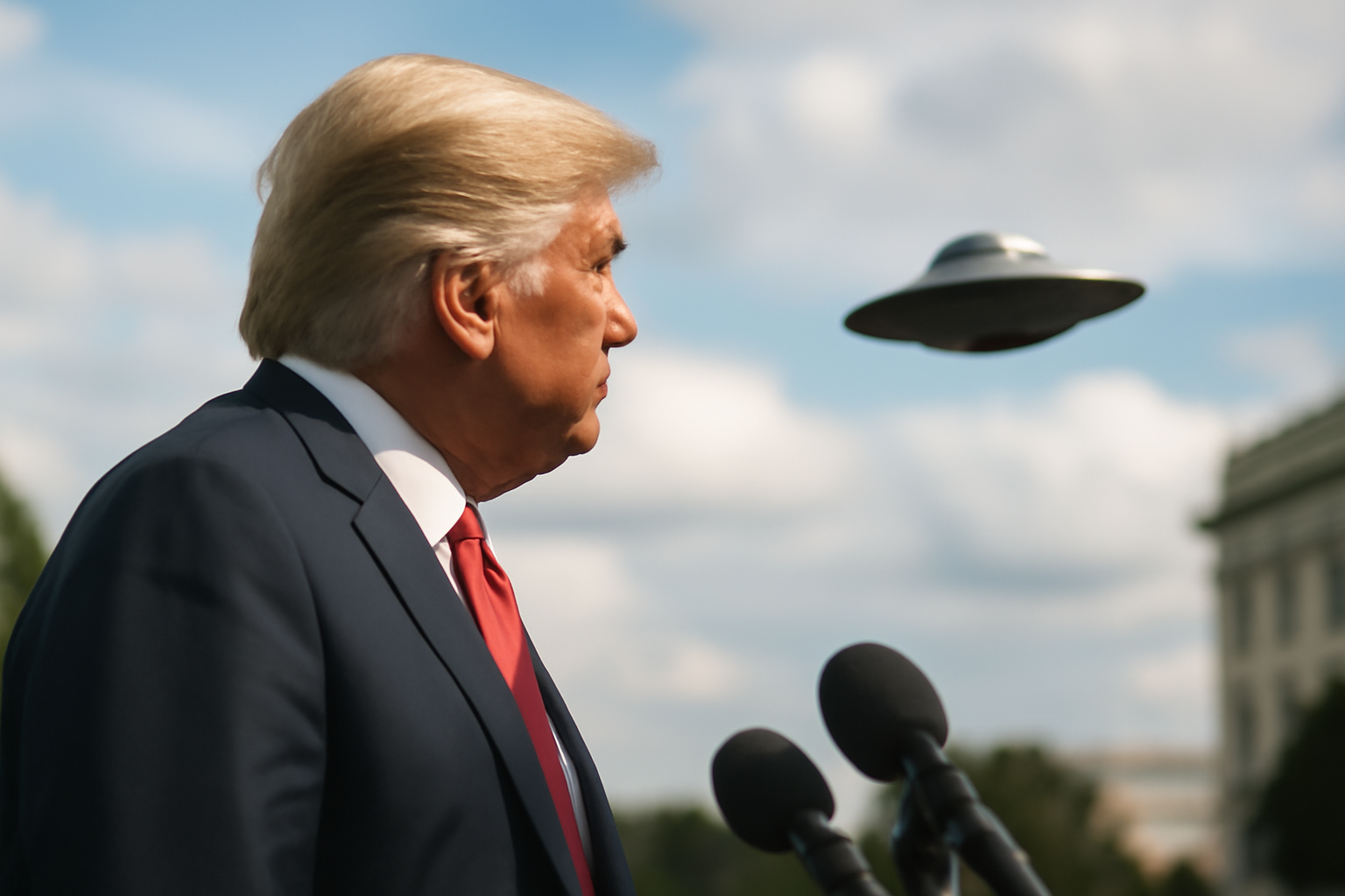 トランプ氏、UFO証言者の秘密保持契約解除を連邦機関に指示