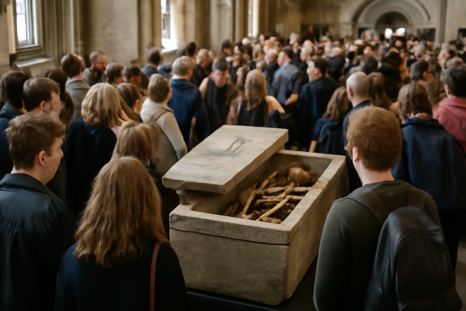 ローマ時代の石棺と謎の骨格　ロンドンの有名観光地で動き出した150年越しの物語