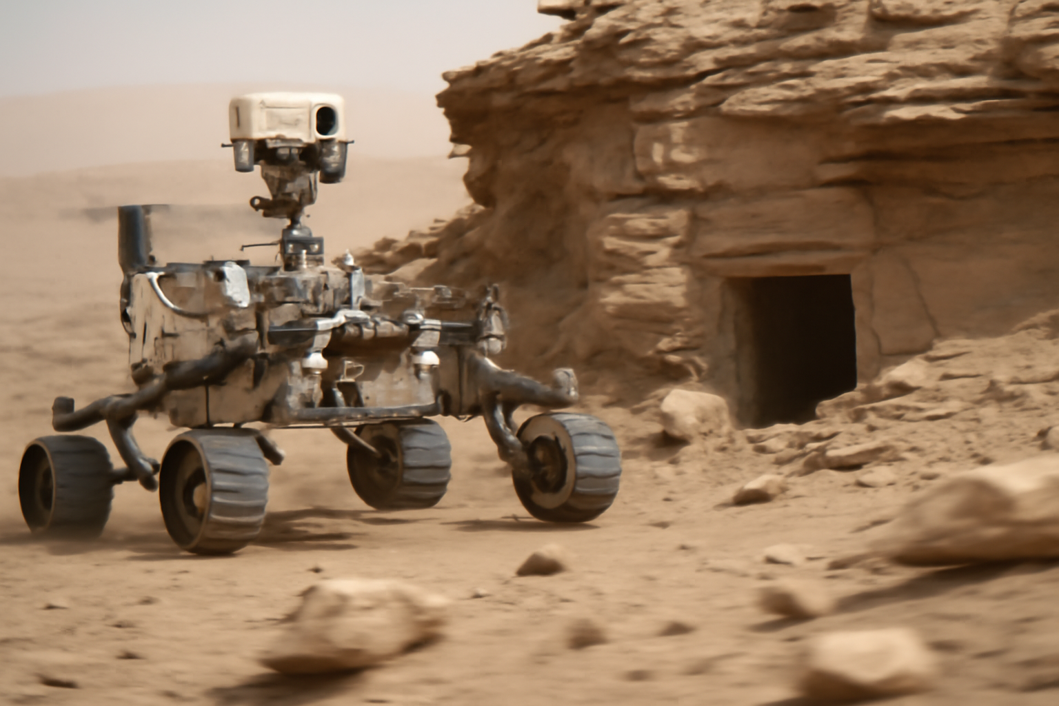 火星に6インチの「ドア」発見？小さな種族の家をめぐるニュースサイトの主張