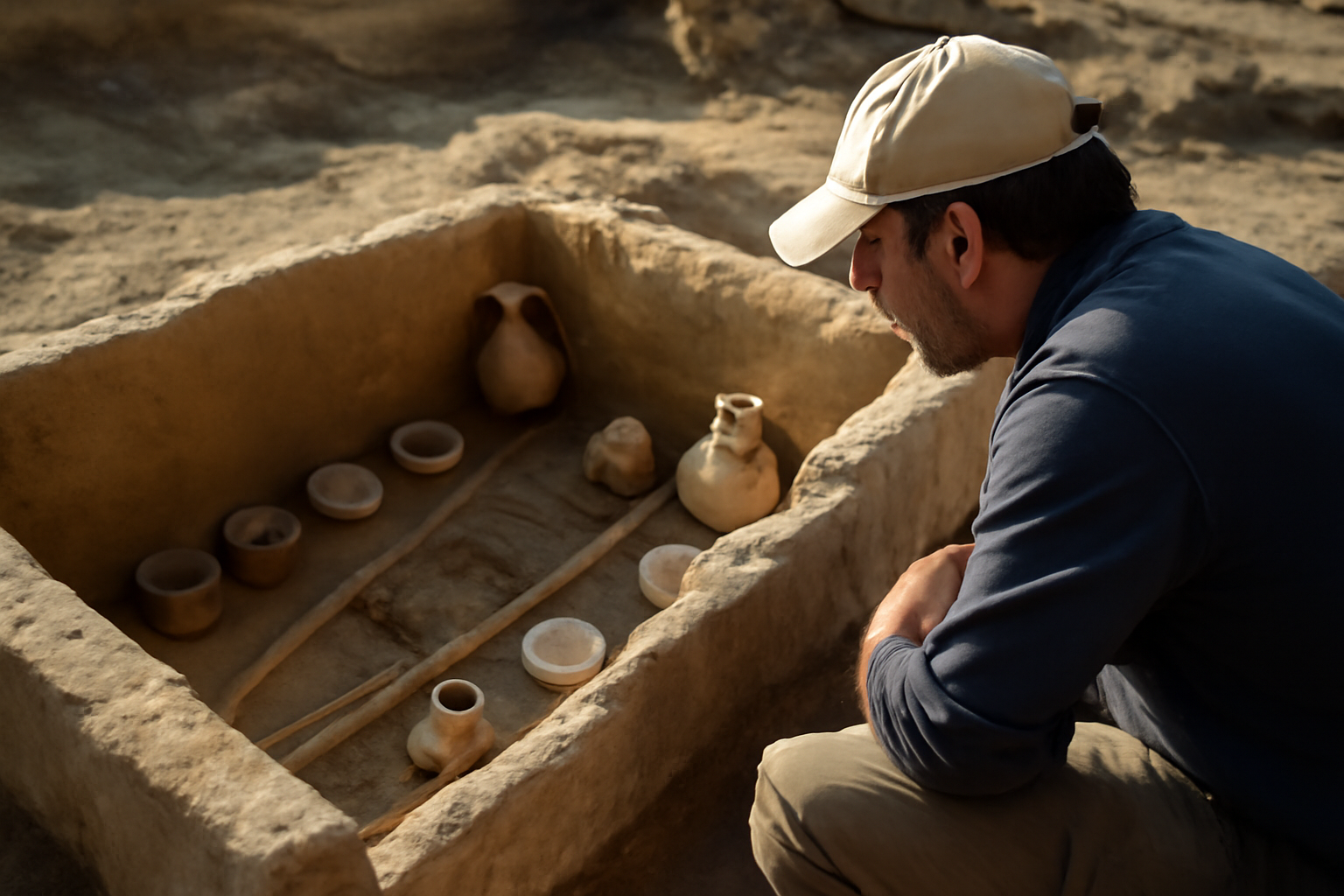 南イタリアで希少な古代墓地を発見　貴重な遺物の数々を発掘