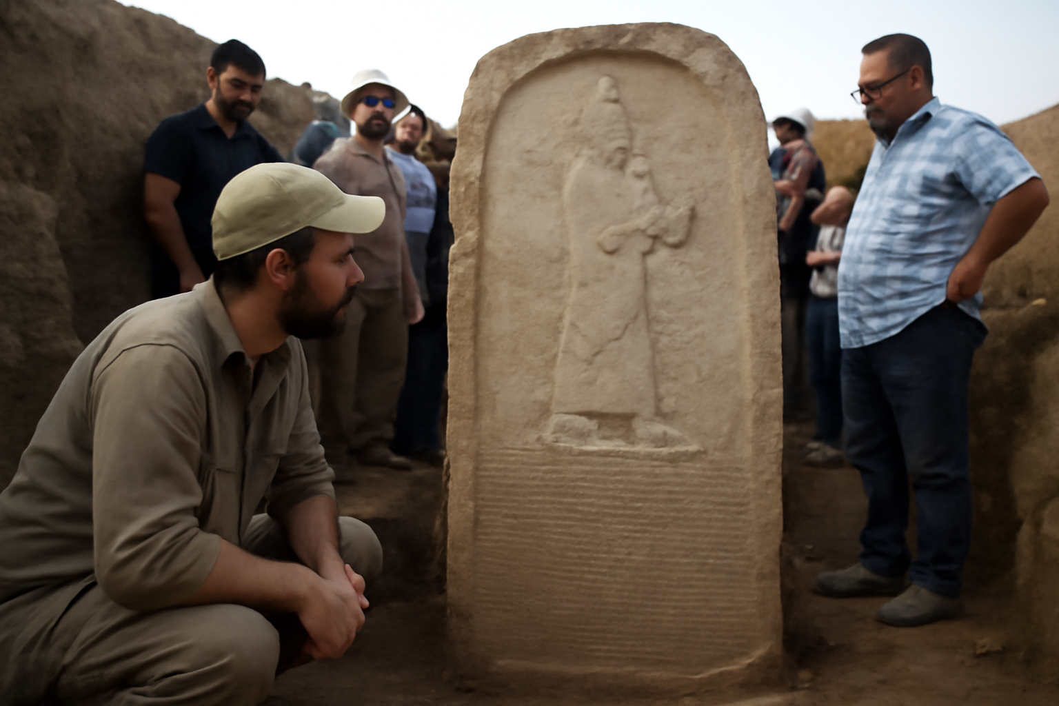 イラクでアッシリア王の石碑発見 2600年前の歴史に新たな光