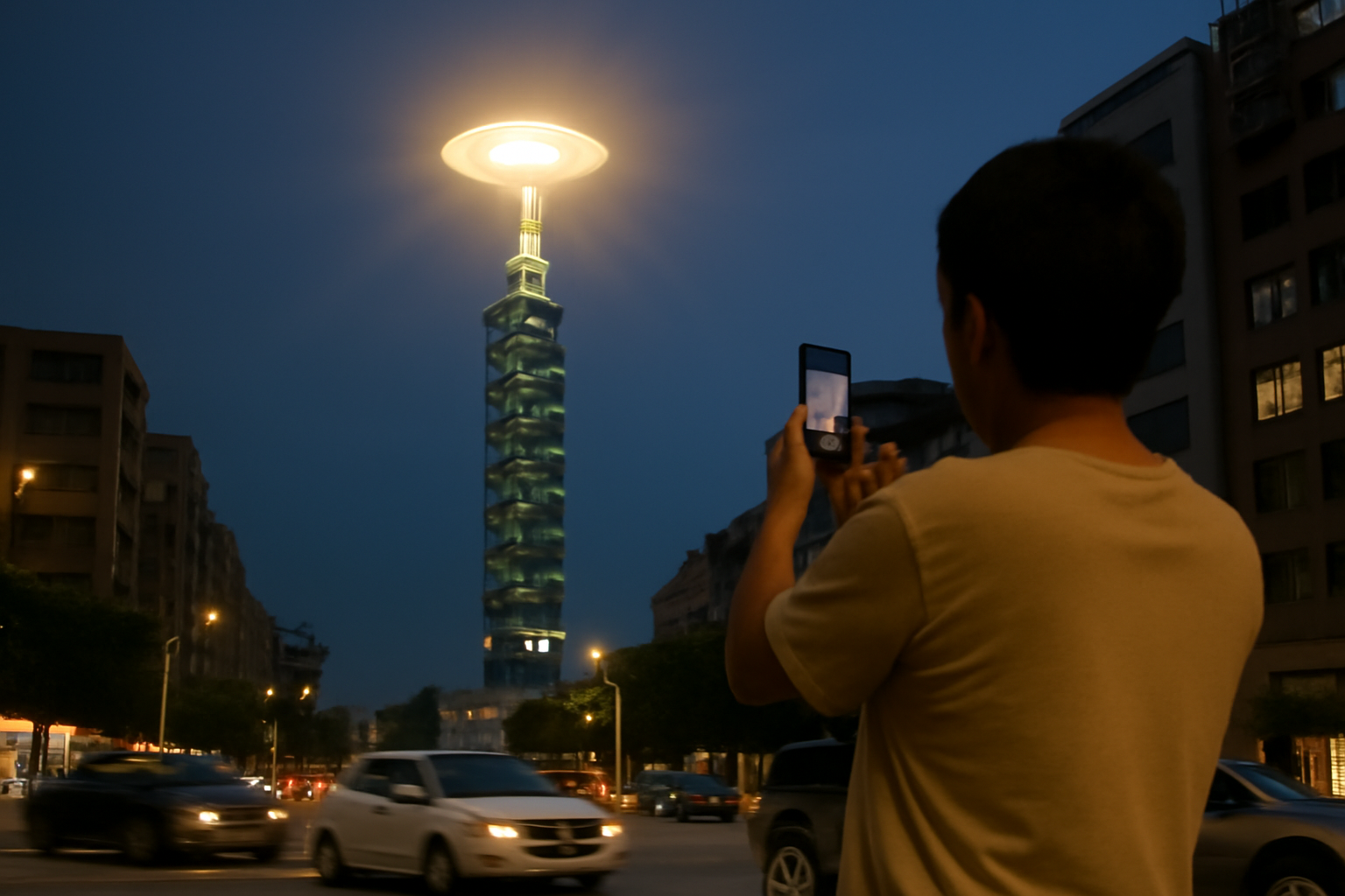 台湾の超高層ビルの上に現れた光、その正体と“UFO騒動”の行方