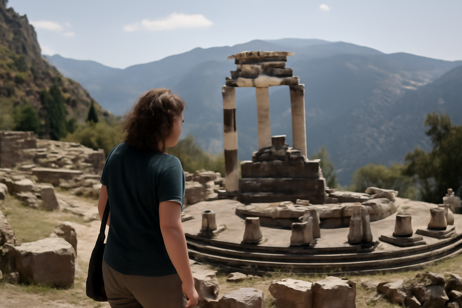 デルフォイの神託所が今も語りかけてくる理由、ギリシャの遺跡に残る“世界の中心”の空気