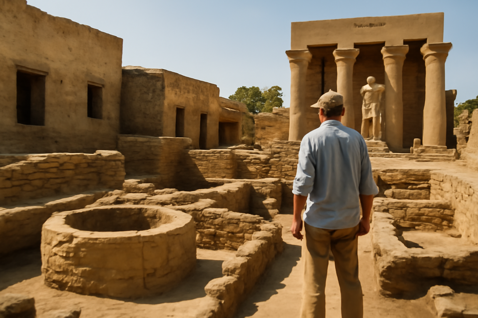 古代エジプトの神殿そばに住宅とワイン工房？エジプトの暮らしが顔を出す