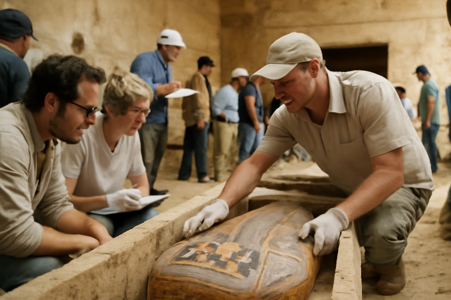 古代エジプトの墓、ついに発見！保存作業の舞台裏に迫る