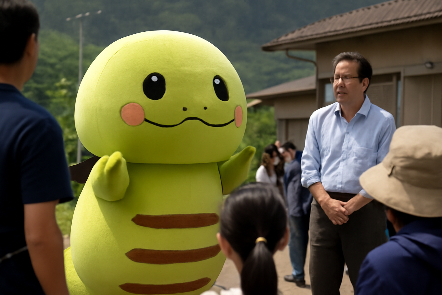 ツチノコがゆるキャラに？岐阜・東白川村の新名物、その正体はまだ謎のまま