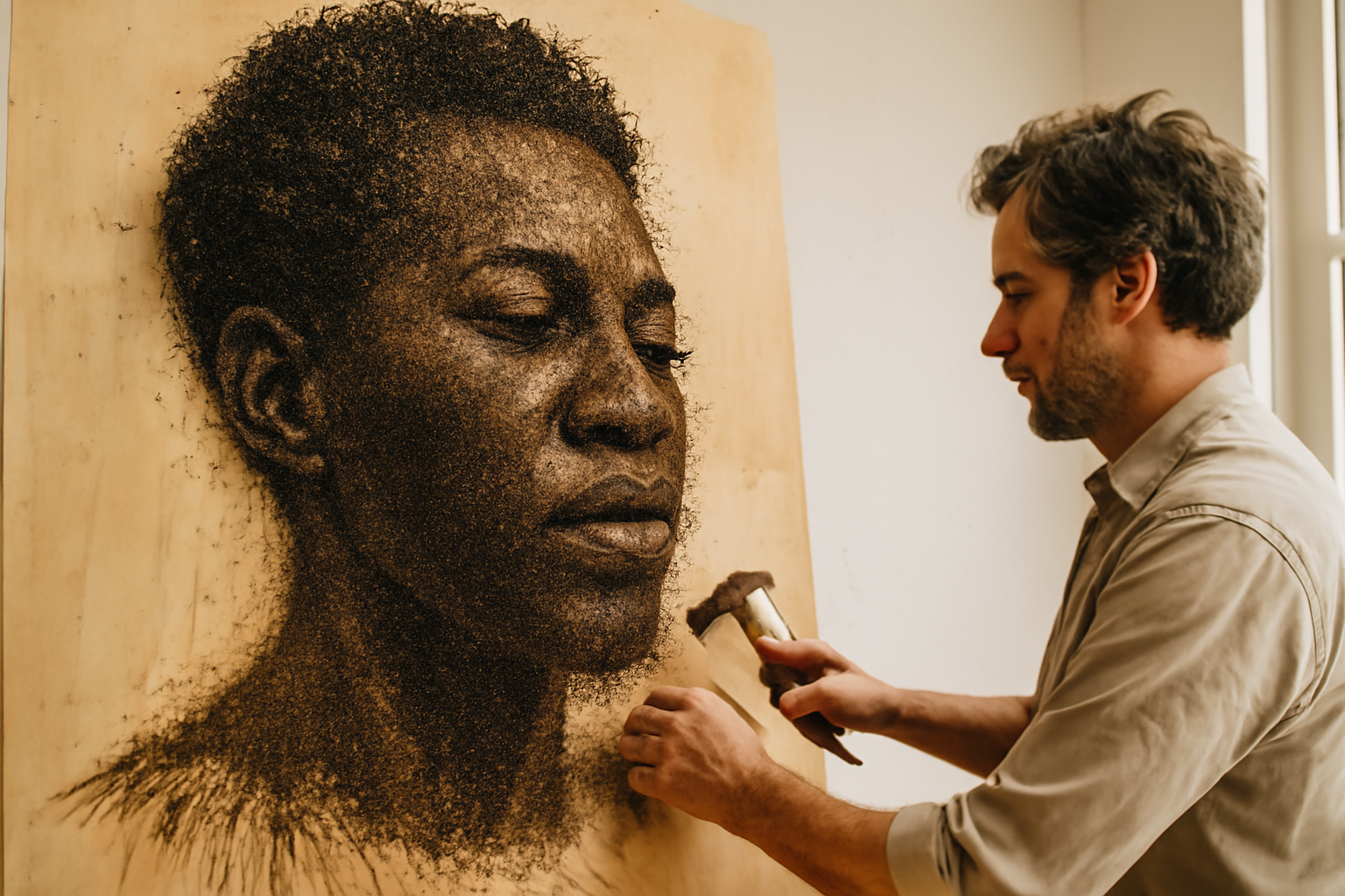 釘が語る黒人の記憶と癒やし：フランス系ブラジル人アーティストの肖像作品、その先にあるもの