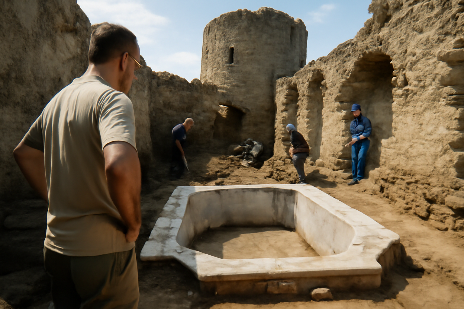 ローマ皇帝の塔に隠されたお風呂、セルビアの宮殿遺跡が語り出す