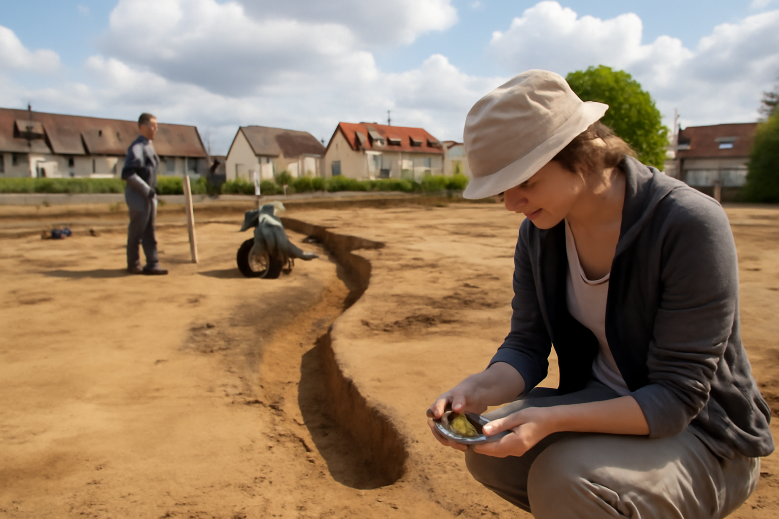 ドイツの住宅地で見つかった2,500年前の集落と謎の溝、その先に何が眠っている？