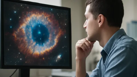 ヘリックス星雲の「彗星状の結び目」、NASAが見た宇宙のいたずら？