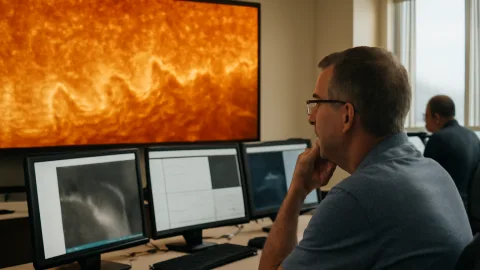 太陽表面で波がうねる？世界最大級の望遠鏡が見つけた“隠れた動き”の正体