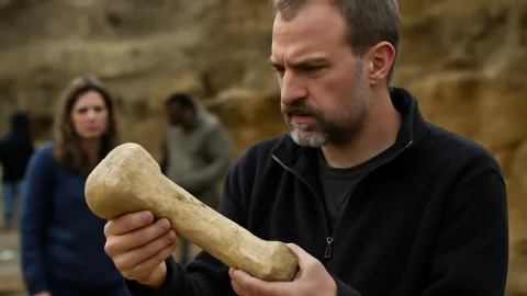 古代の人類が象の骨を道具に 50万年前の技術の手がかり