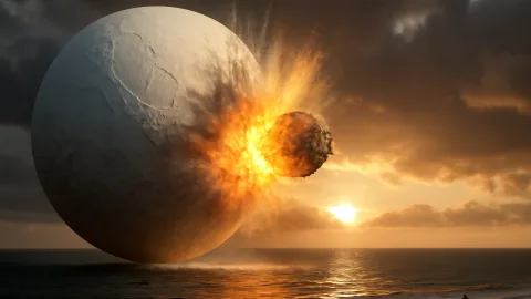 氷の衛星に宇宙の一撃、生命の海は壊れる？広がる？