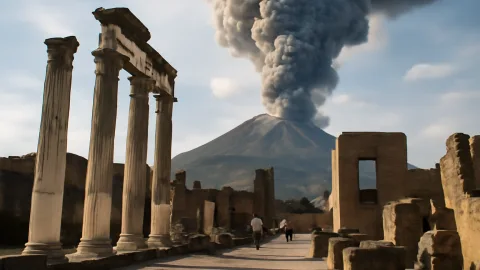 ポンペイを埋めた火山の噴火、2000年の時を越えて「時間のものさし」に