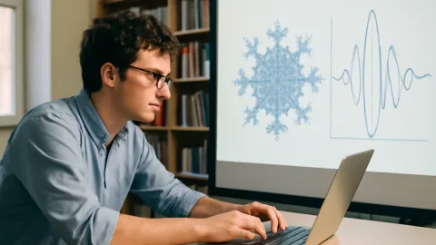 アメリカの若手研究者がフラクタルと量子の「不確定性原理」に挑んだ夜