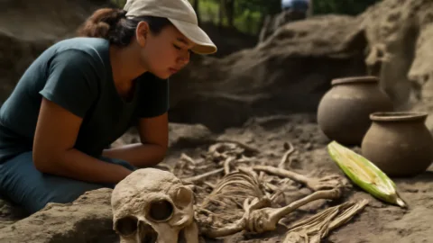 マヤ小規模集落の古代人骨、トウモロコシ依存の暮らし示す