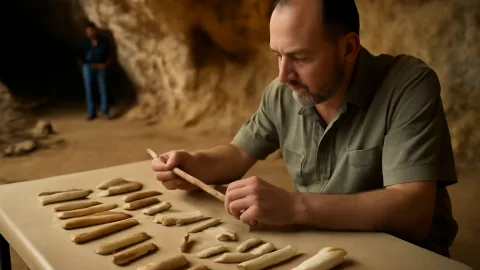 ネアンデルタール人の“骨道具”、スペインの洞窟で見つかった使い回しの記憶