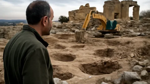 シリア北西部の古代遺跡、衛星画像で略奪と破壊の広がり判明