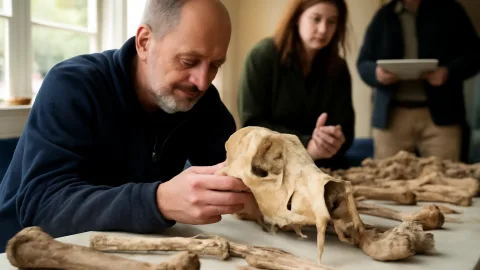「ケリー牛」じゃなかった？骨の正体がクマとイノシシで、古代アイルランドの物語が書き換わる
