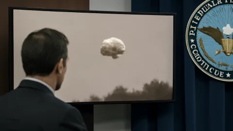 米国防総省が未確認現象の映像を公開　「浮かぶ脳」は通称