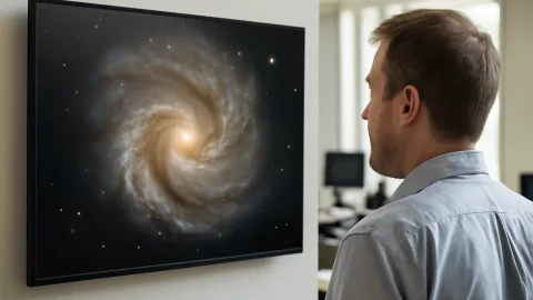 NGC 4698の“ねじれた心臓”　ハッブル望遠鏡が見た銀河の裏側