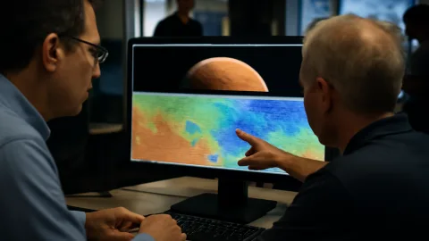火星の水、着陸地点で“賭け”が始まる　NASAと研究所の地図作り、その先に