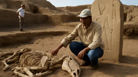 エジプトの要塞で見つかった「3000年前の馬」とラムセス2世の石碑　その先に何が眠る？