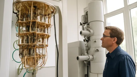 量子コンピュータで覗くミクロの世界、欧州の研究機関の新型電子顕微鏡が動き出す