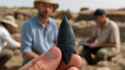 9,000年前の矢じりに刻まれた「誰も読めない記号」　テペジク・チフトリク遺跡で謎がまた増える