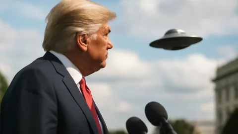 トランプ氏、UFO証言者の秘密保持契約解除を連邦機関に指示