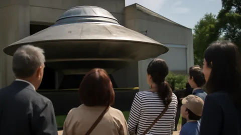 石川のUFO博物館、本物の宇宙船と30年過ごした町の秘密