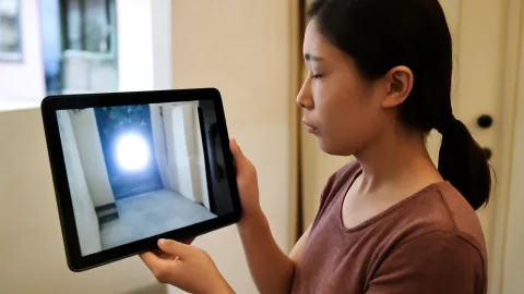 台北の家に現れた“発光球体”、セキュリティカメラが捉えた一瞬の訪問者