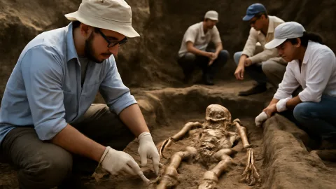 エルサルバドルで約3,000年前の人骨が発掘される