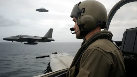 米海軍の訓練飛行中に記録されたカリフォルニア沖UFO目撃事案