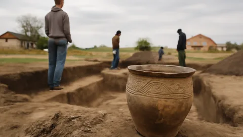 新石器時代ヨーロッパ最大級集落の土器が語る、消えた大集落のリズム