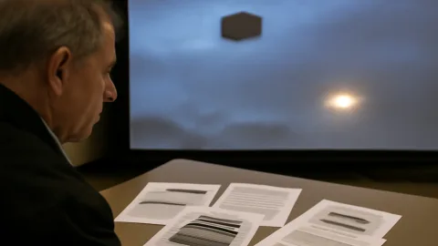米政府がUFO資料の第4弾を公開、箱型物体や奇妙な光も