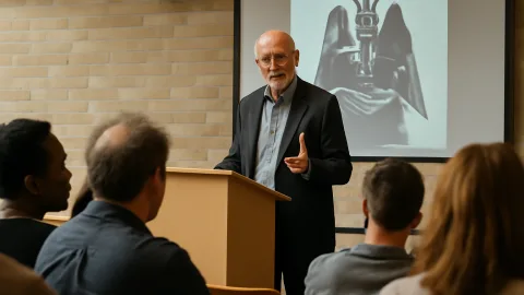 ロンドンの大学で語られた“闇の儀式”、法律用語とお金の神様をめぐる夜