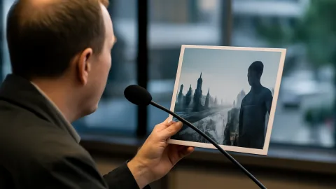 未来人を名乗る人物がAIに関する主張と写真を公開