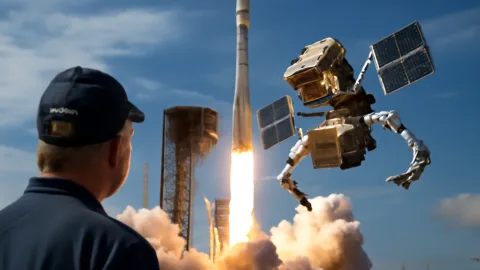 NASA支援のロボット衛星サービスミッションが打ち上げ